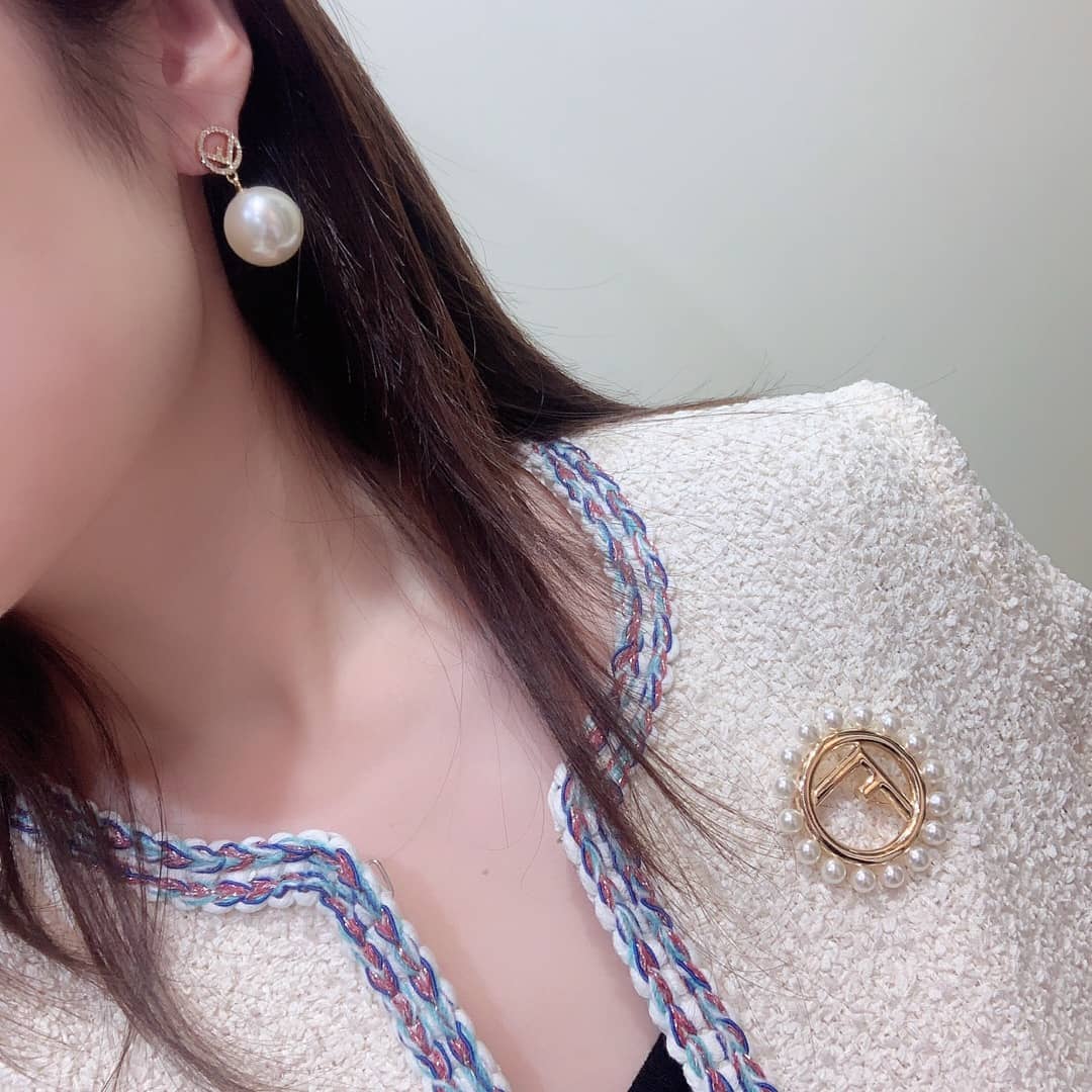 Replica F**di Brooch