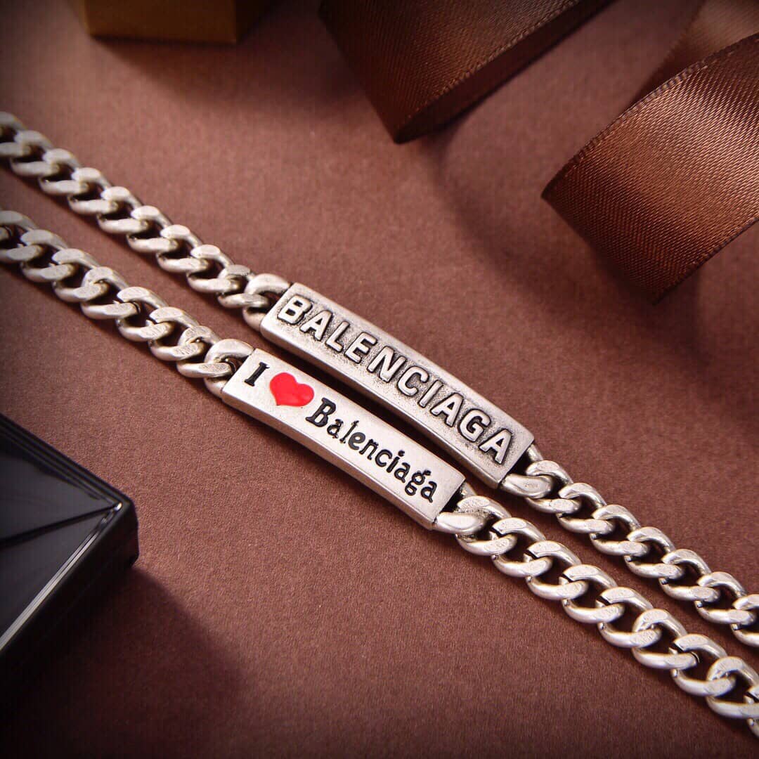 Wholesale Ba1en*iaga Logo Necklace