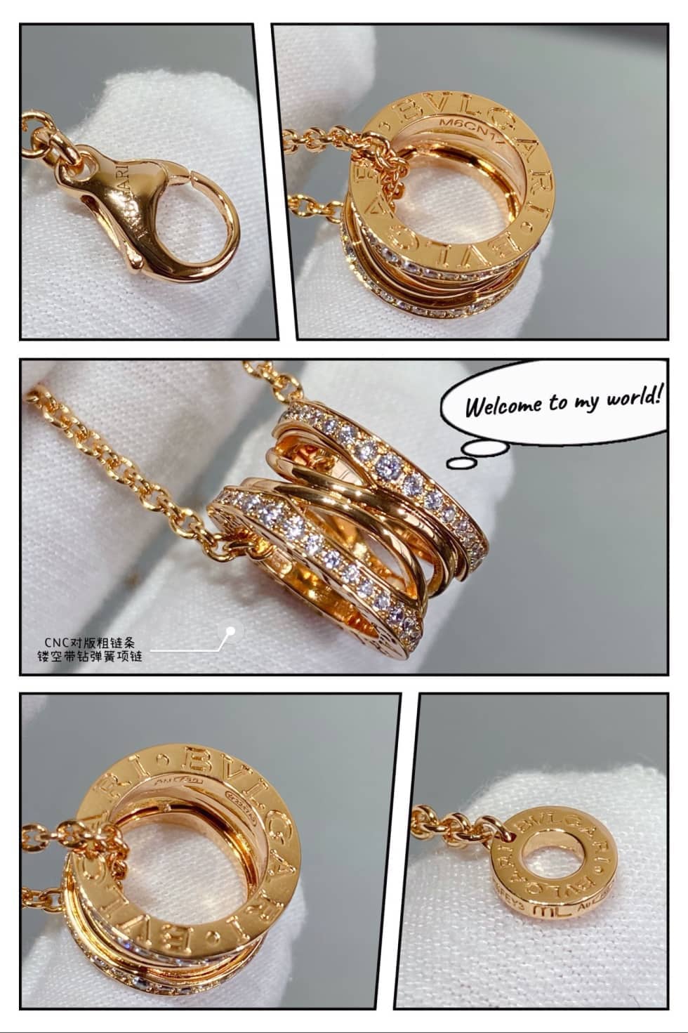 7 Star Bv1g*ai Necklace