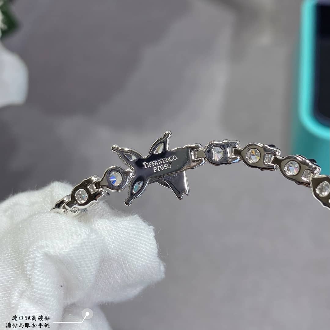 Fake T*f*ny Logo Bracelet