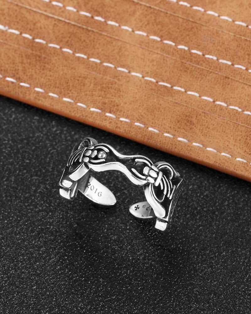 Wholesale Ch*0me He**ts Logo Ring