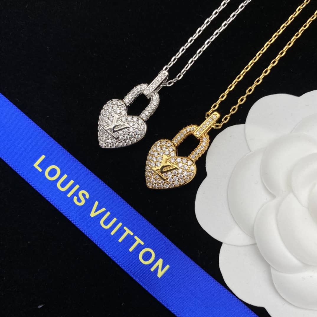 Knockoff L0vis Vvtt0n Logo Necklace