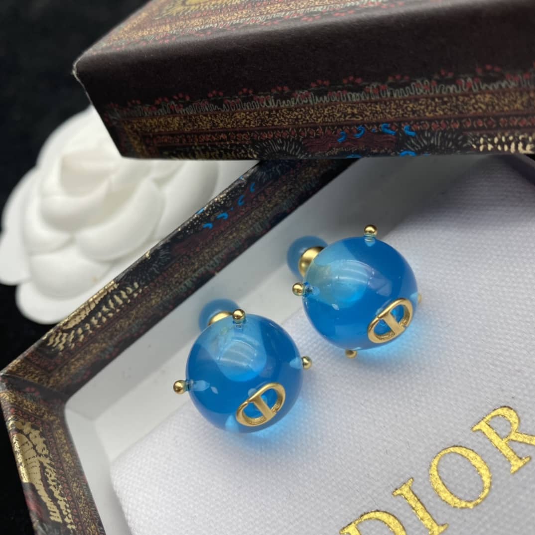 Wholesale Chr1st1an D10r Logo Earring