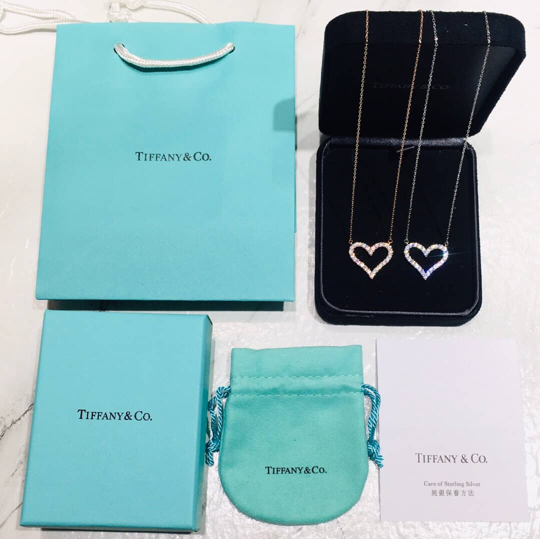 Fake T*f*ny Logo Necklace