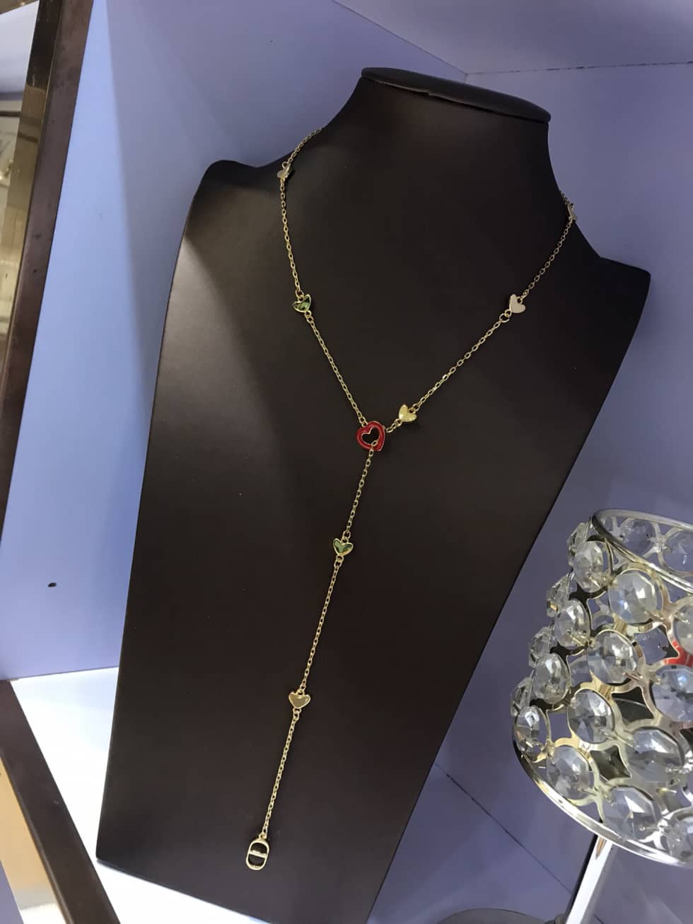 Wholesale Chr1st1an D10r Logo Necklace