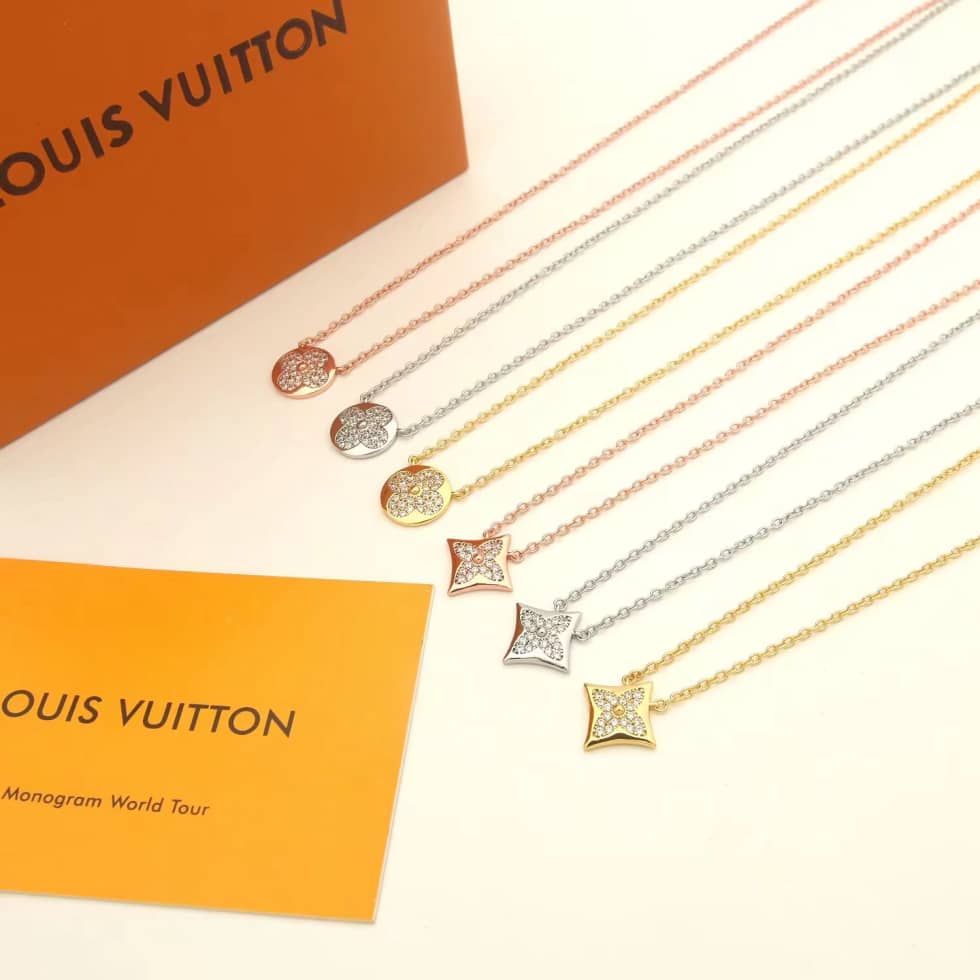 Wholesale L0vis Vvtt0n Logo Necklace