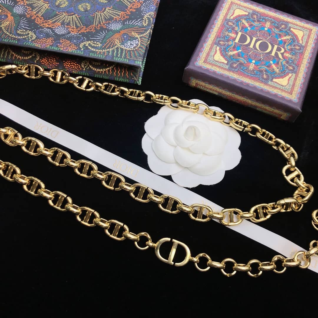 Wholesale Chr1st1an D10r Logo Necklace