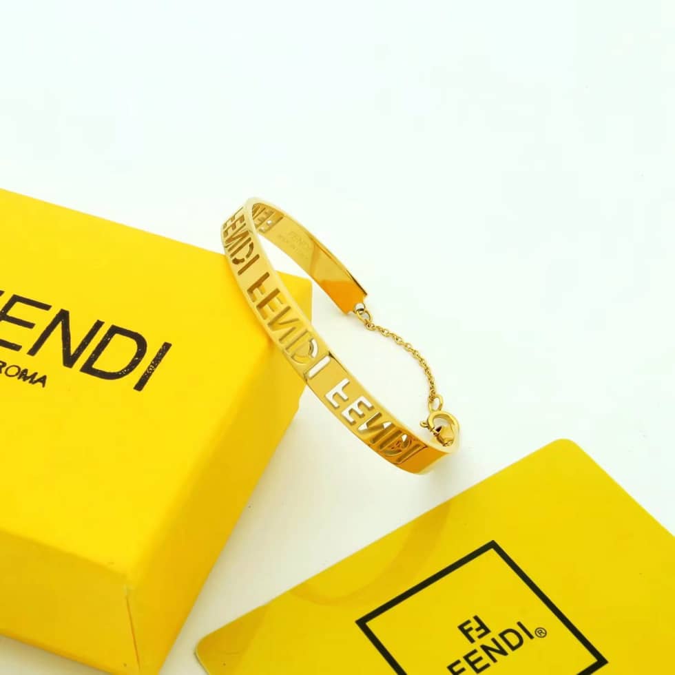Knockoff F**di Logo Bracelet