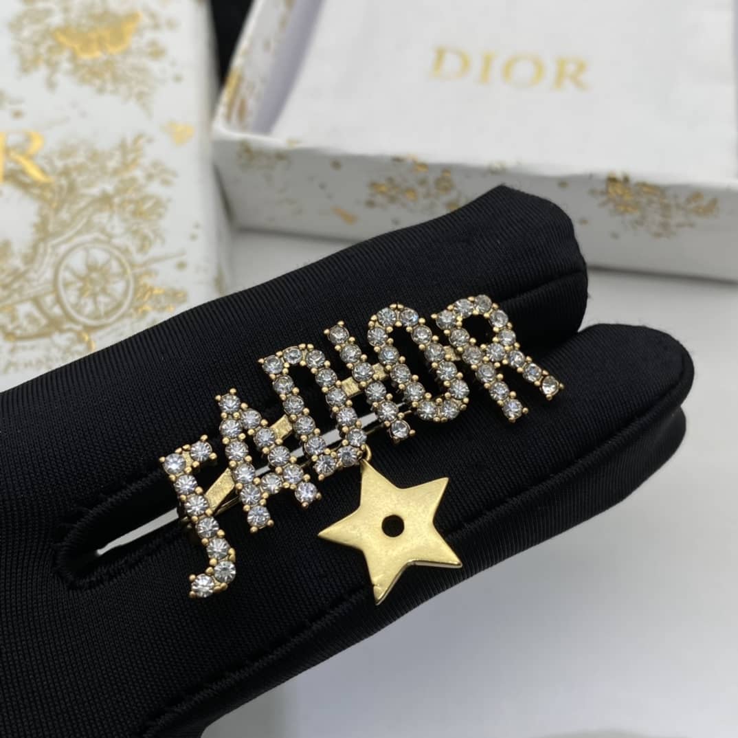 Wholesale Chr1st1an D10r Logo Brooch