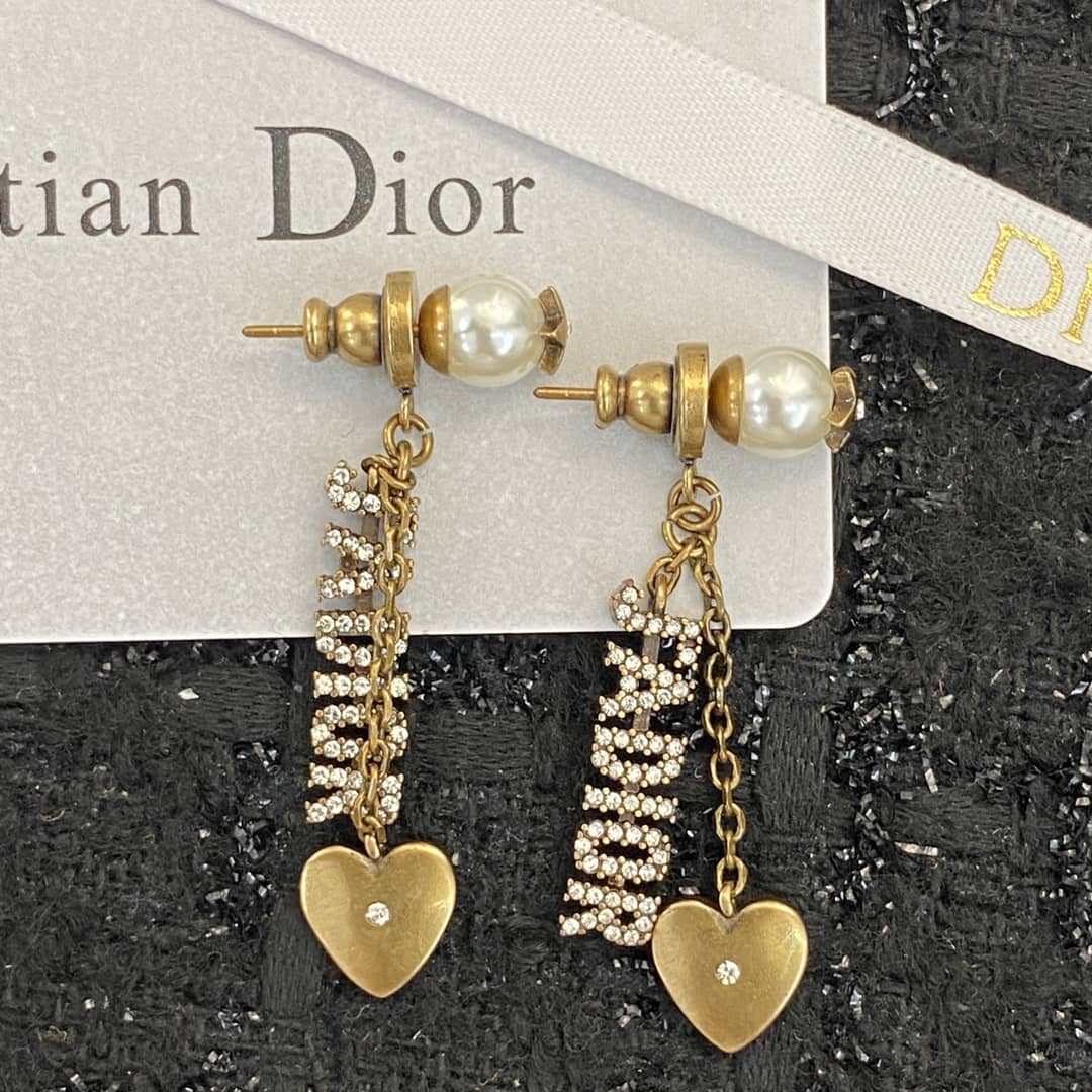 Wholesale Chr1st1an D10r Logo Earring