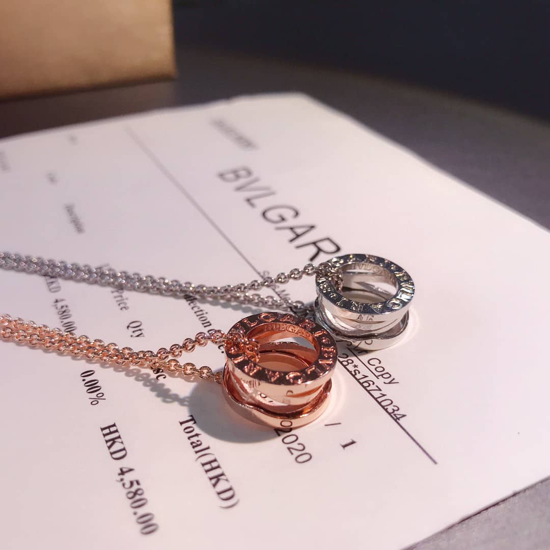 Fake Bv1g*ai Logo Necklace