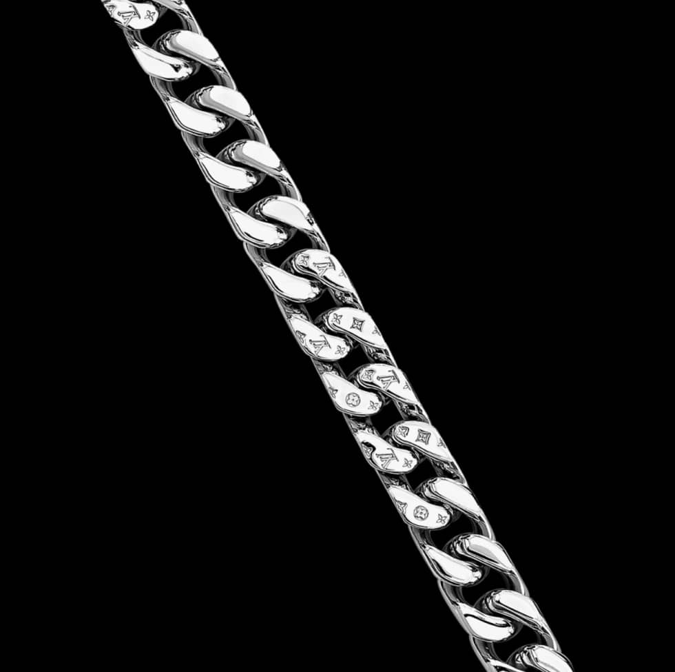 Fake L0vis Vvtt0n Logo Necklace