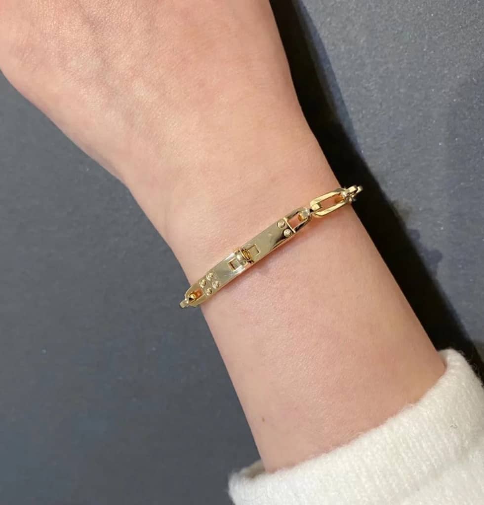 Knockoff H**me5 Logo Bracelet