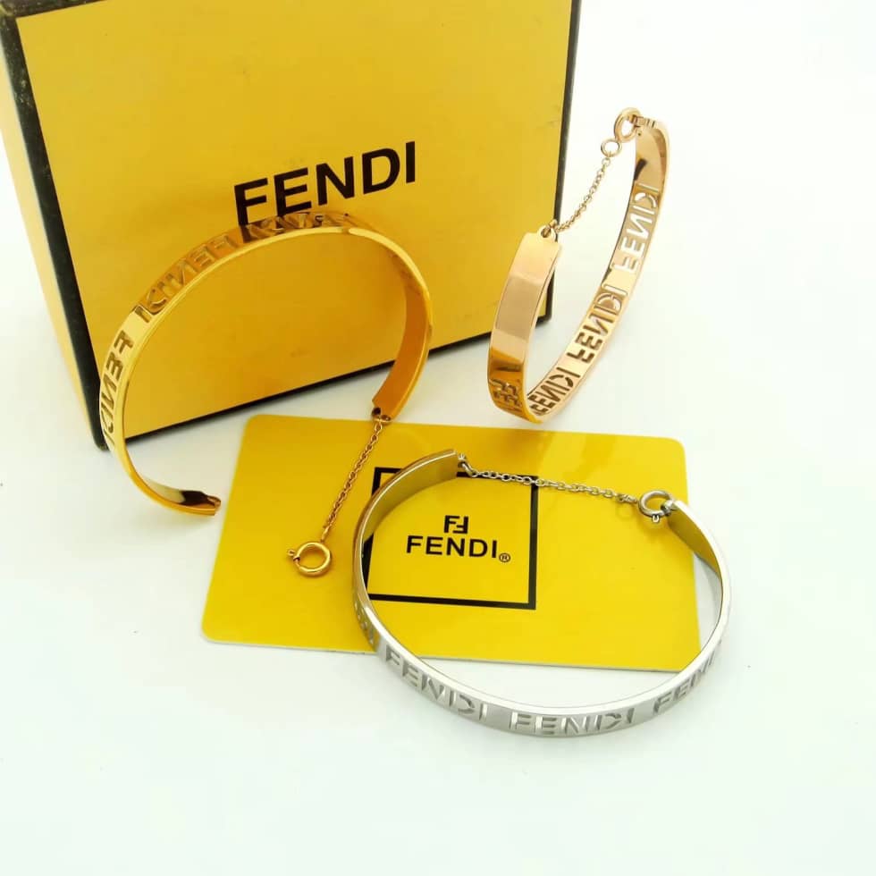 Knockoff F**di Logo Bracelet