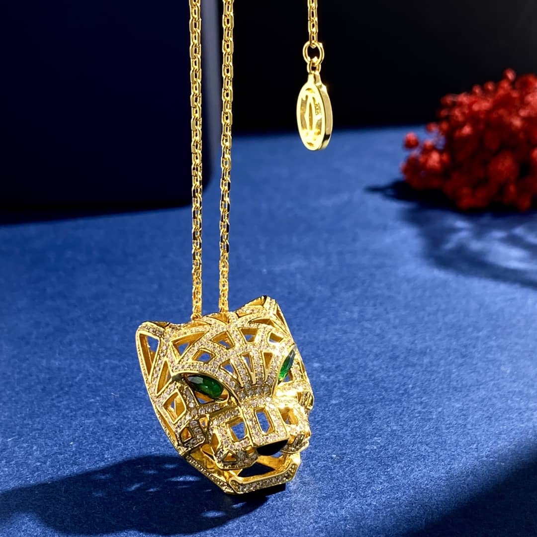 Fake Ca*t1er Logo Necklace