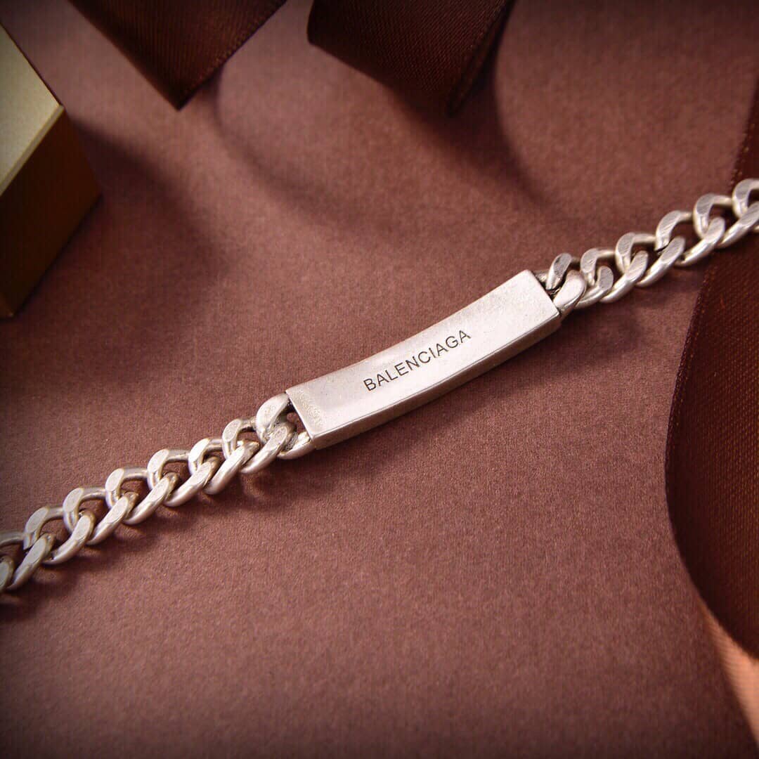 Wholesale Ba1en*iaga Logo Necklace