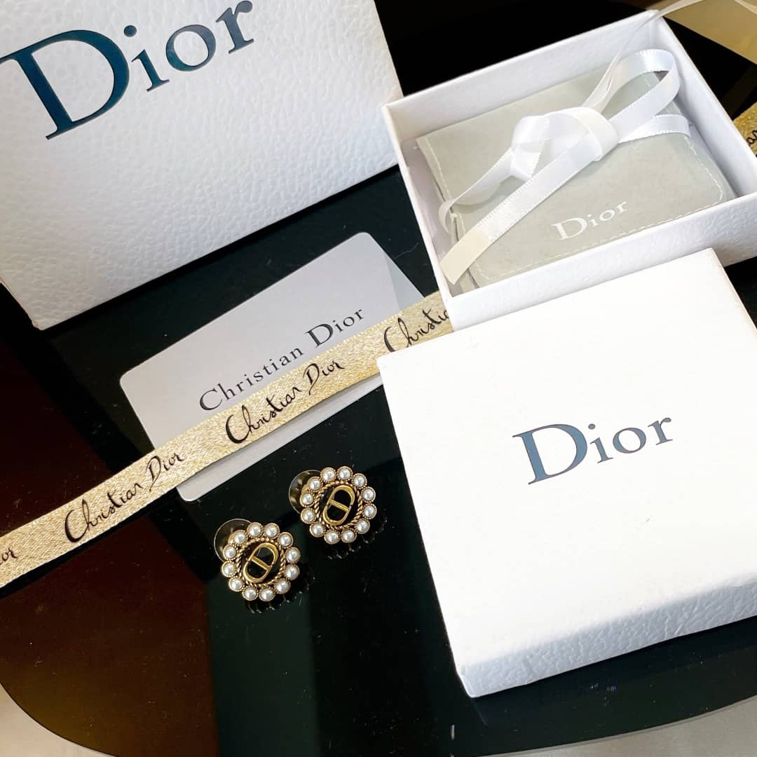 Wholesale Chr1st1an D10r Logo Earring