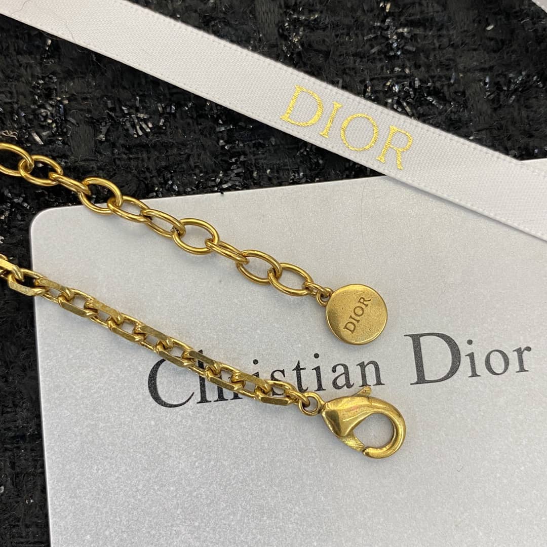 Wholesale Chr1st1an D10r Logo Necklace