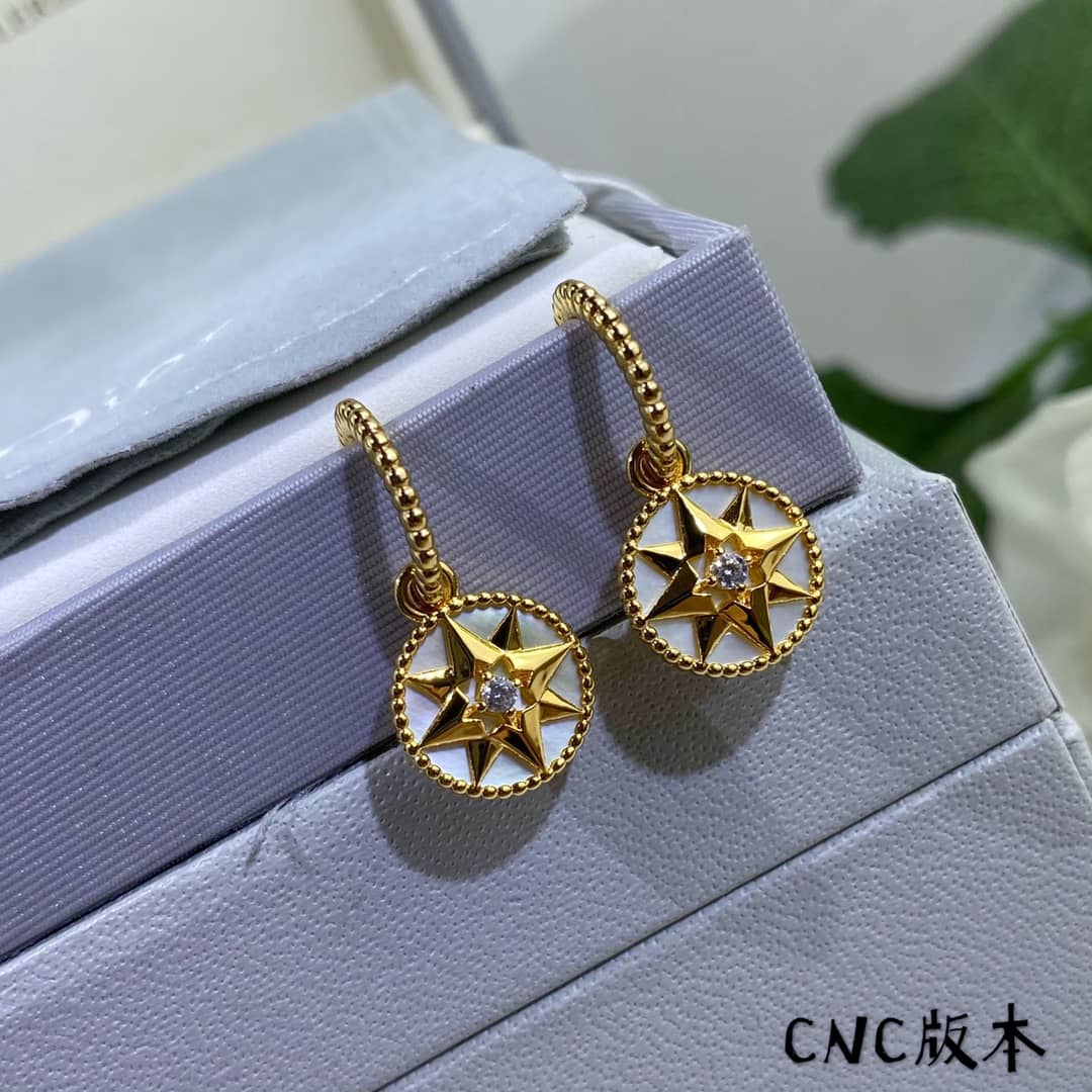 Knockoff Chr1st1an D10r Logo Earring