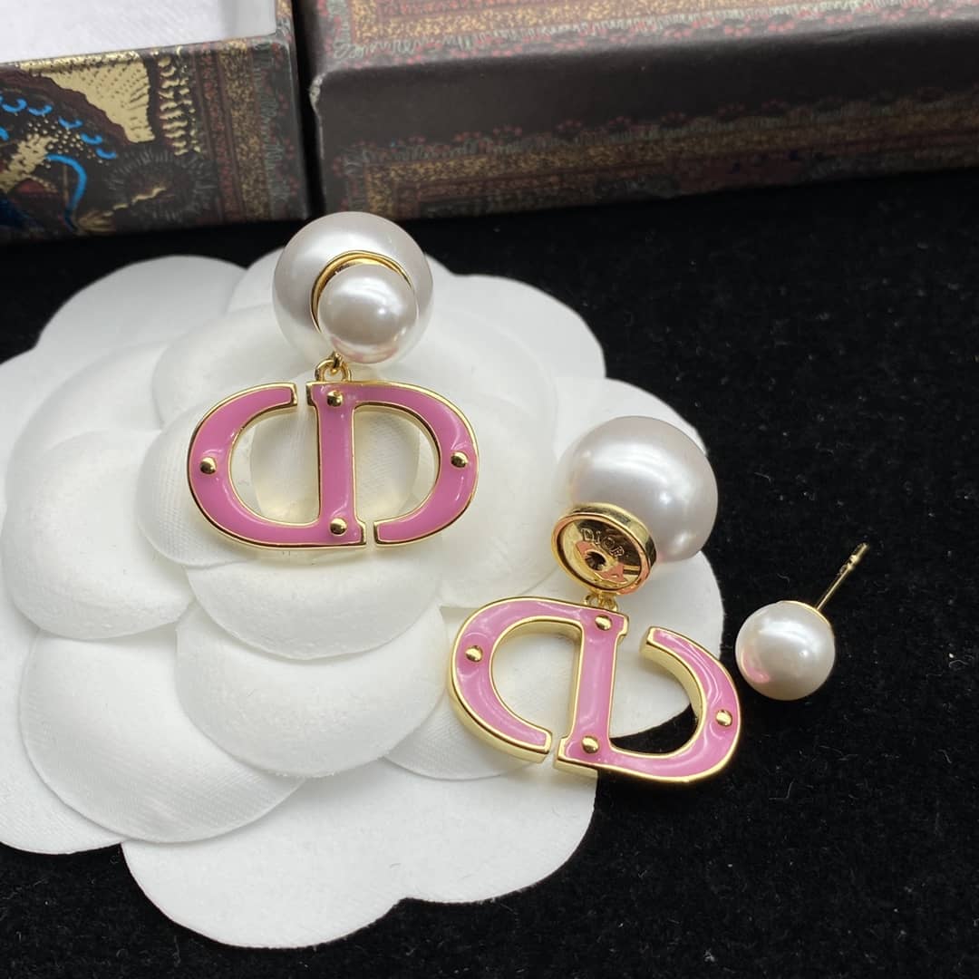 Wholesale Chr1st1an D10r Logo Earring