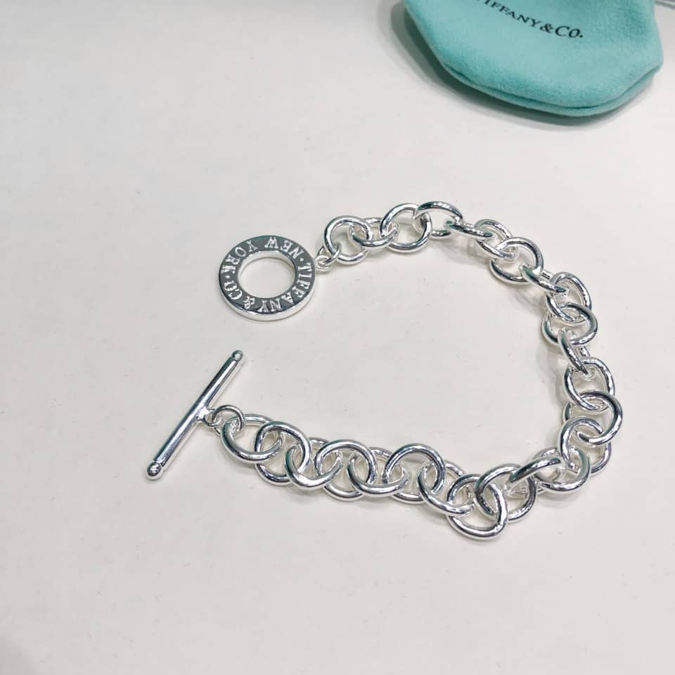 Fake T*f*ny Logo Bracelet