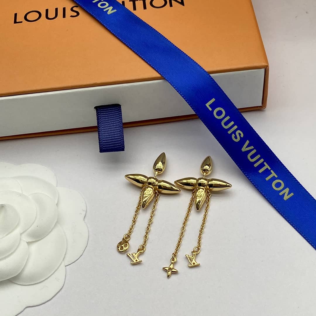 Fake L0vis Vvtt0n Logo Earring