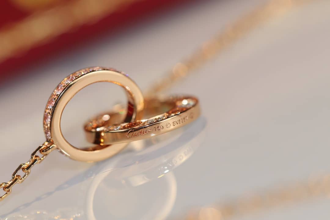 Fake Ca*t1er Logo Necklace