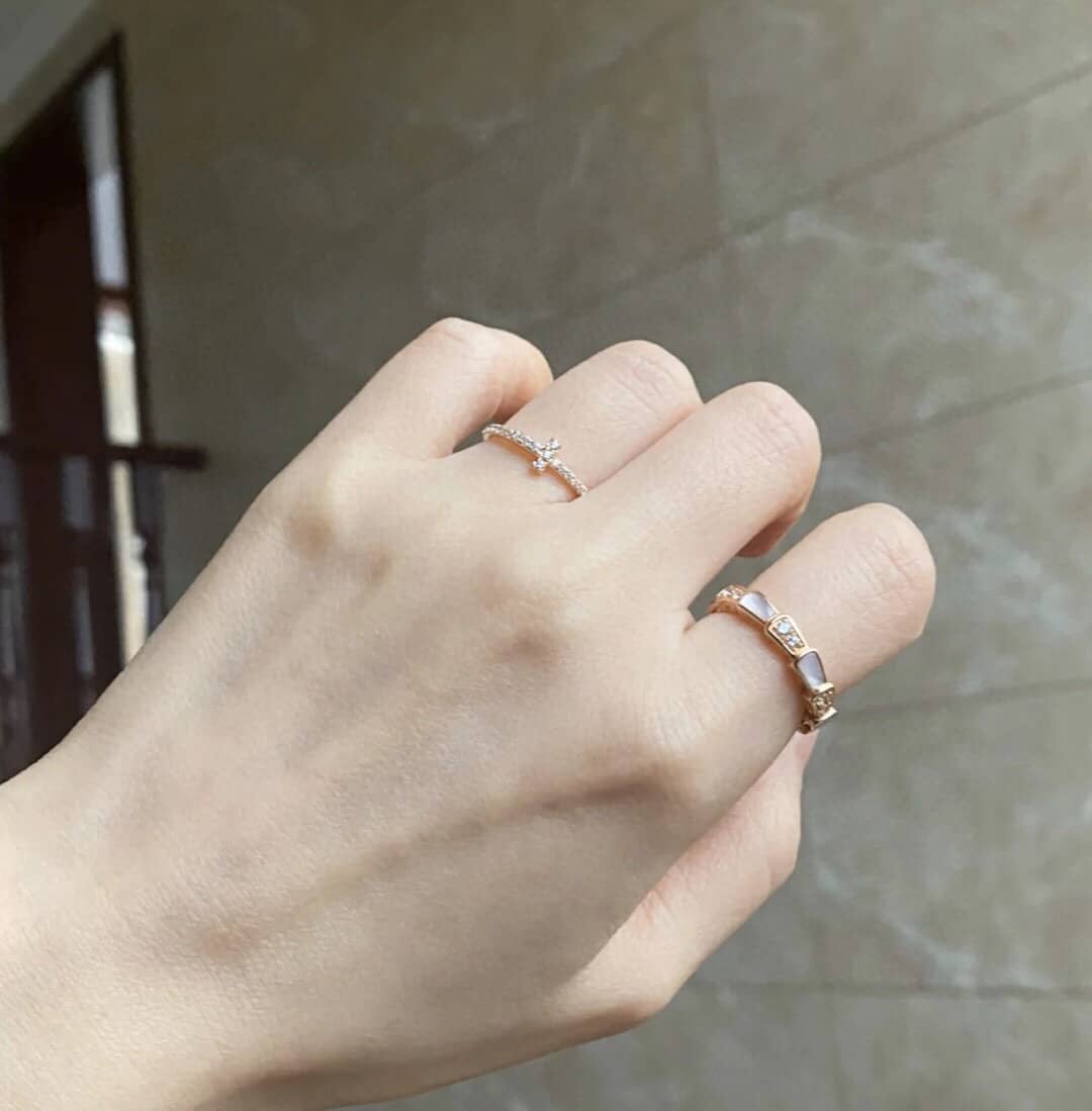 Knockoff T*f*ny Logo Ring