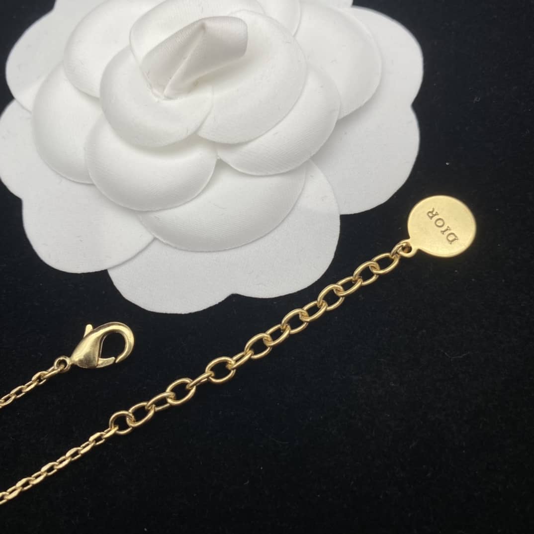 Wholesale Chr1st1an D10r Logo Necklace