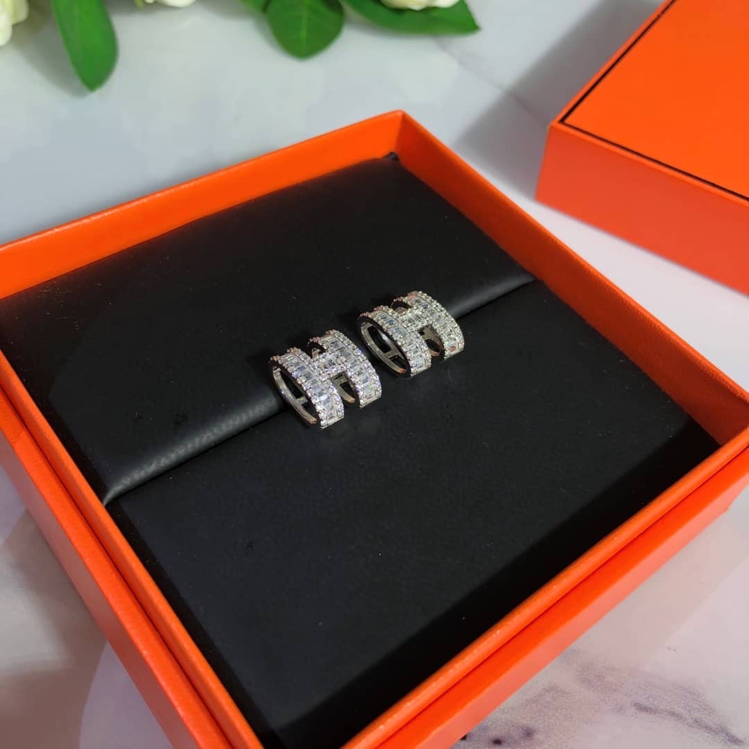 Fake H**me5 Logo Earring