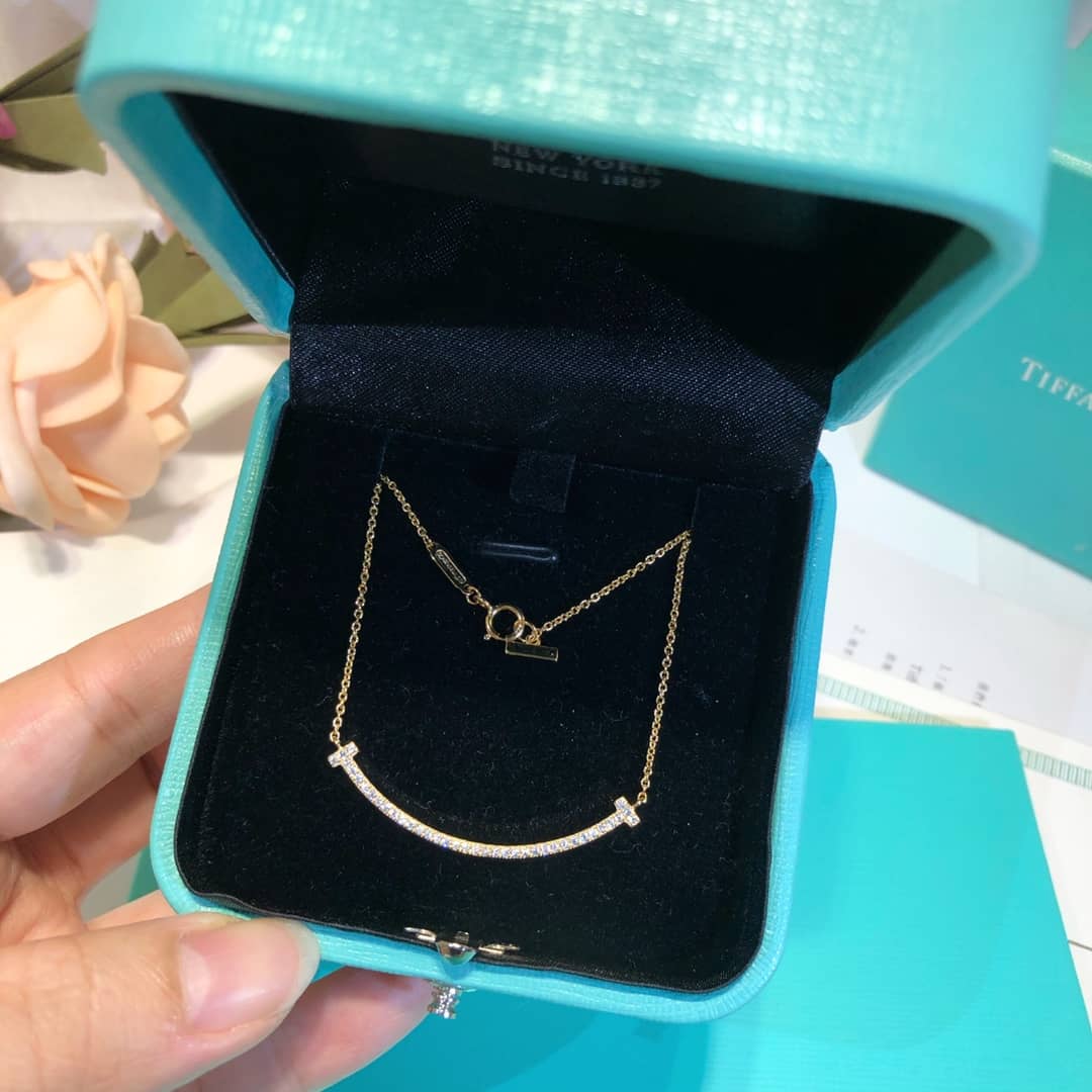 Fake T*f*ny Logo Necklace