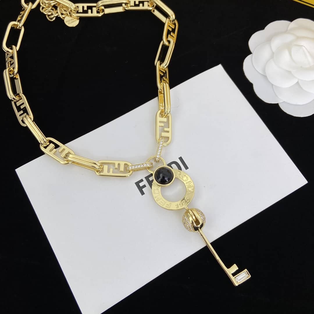 Designer F**di Classic Necklace