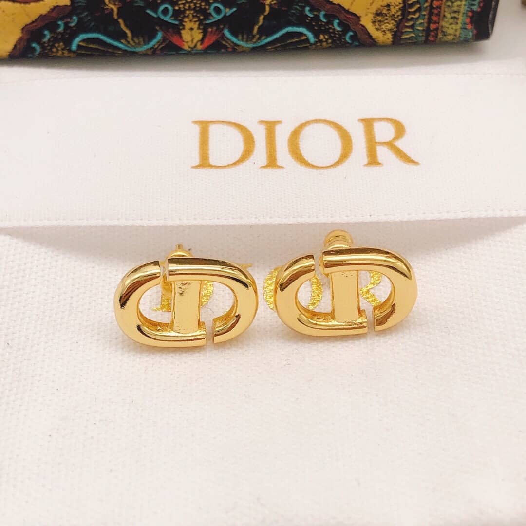 Knockoff Chr1st1an D10r Logo Earring