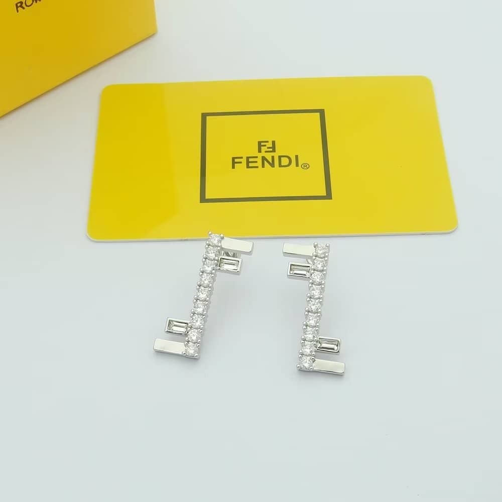Fake F**di Logo Earring