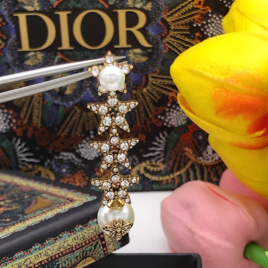 Knockoff Chr1st1an D10r Logo Earring