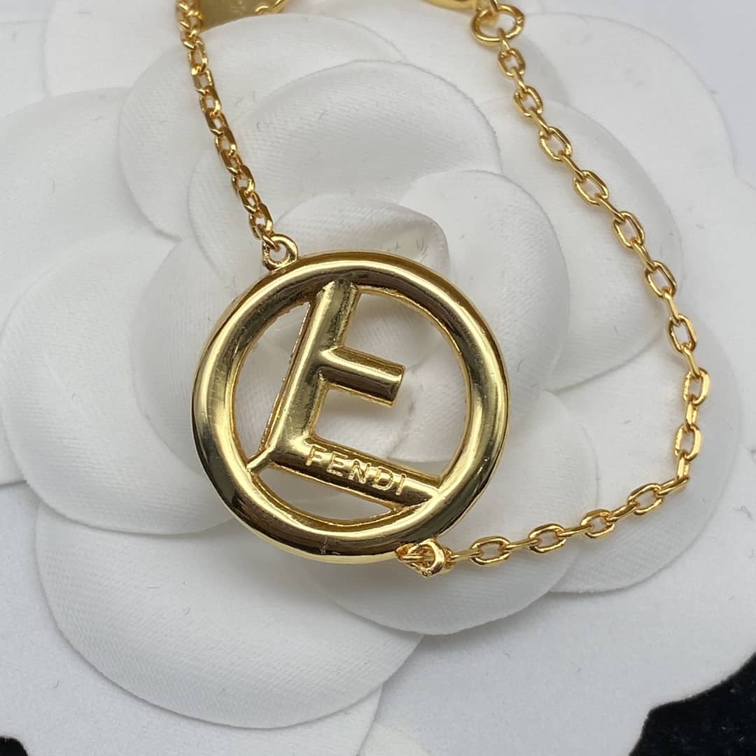 Fake F**di Logo Bracelet