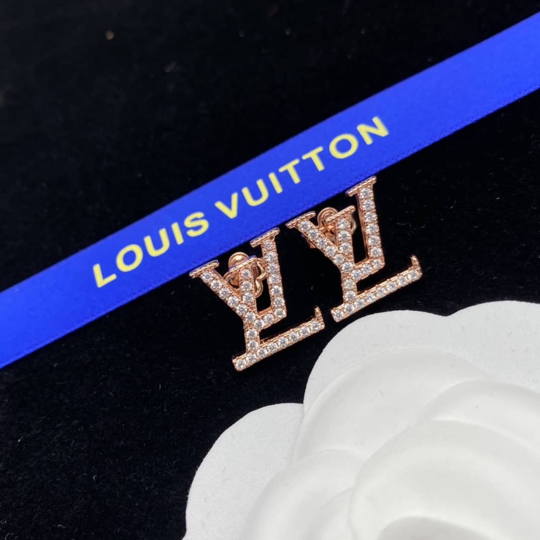 Knockoff L0vis Vvtt0n Logo Earring