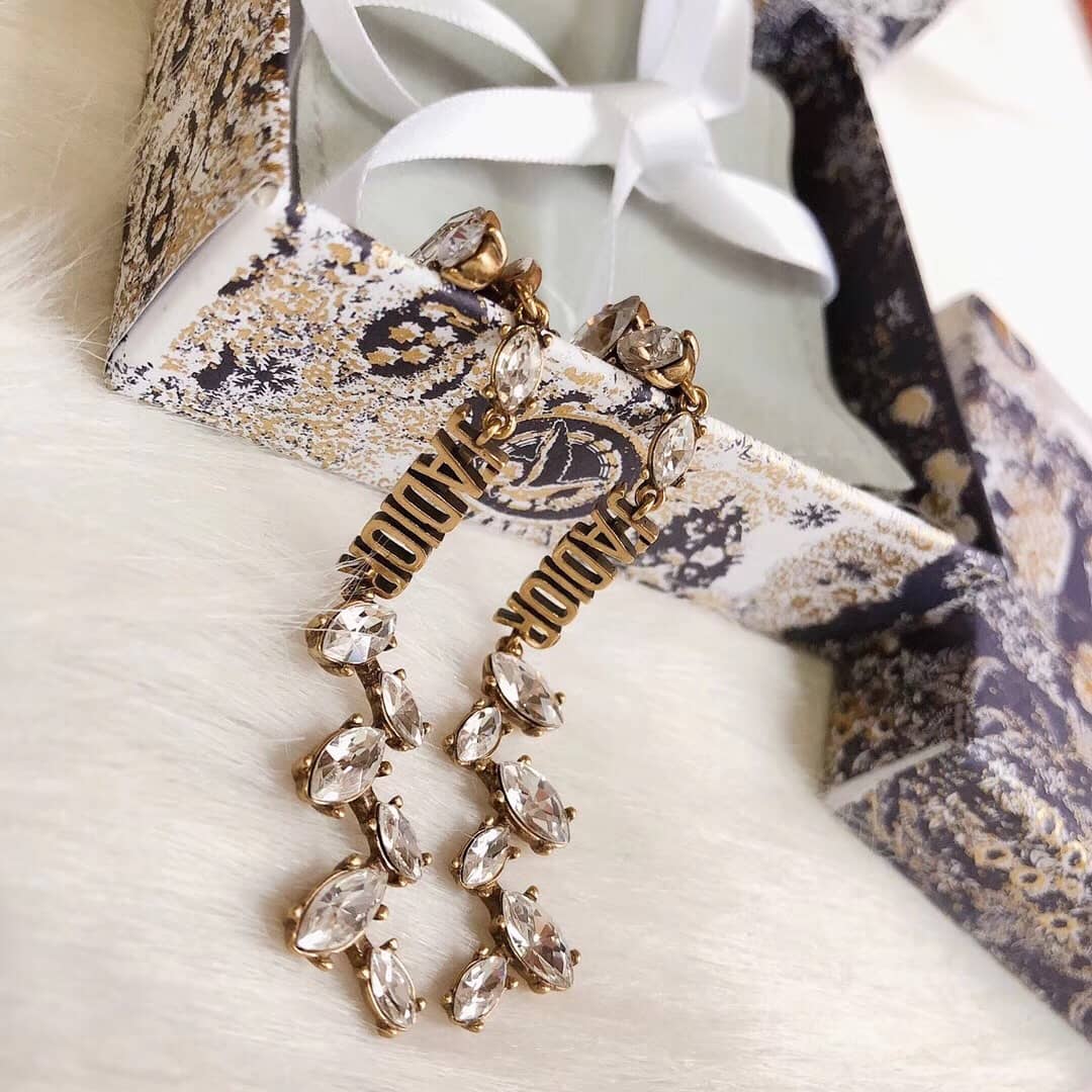 Wholesale Chr1st1an D10r Logo Earring