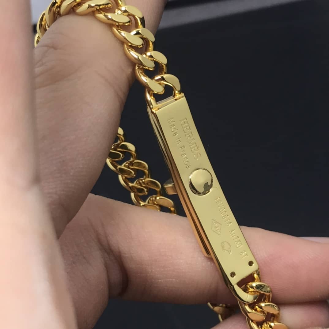 Fake H**me5 Logo Bracelet