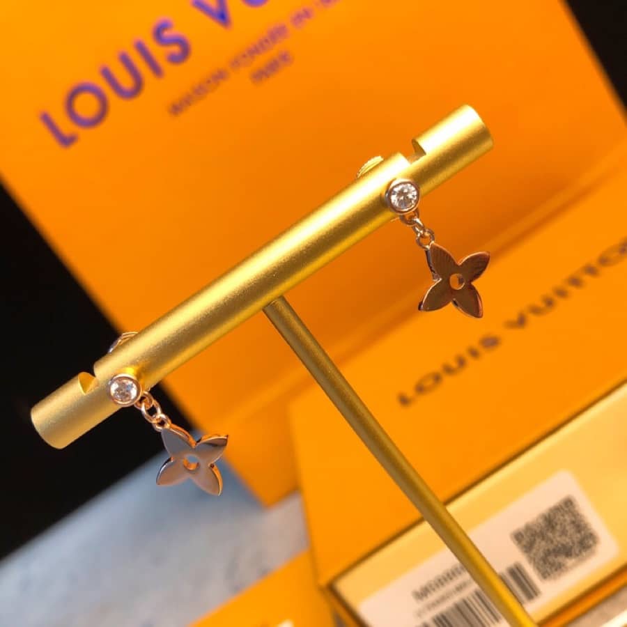 LV Hoop Earrings Dupe Logo AAA+