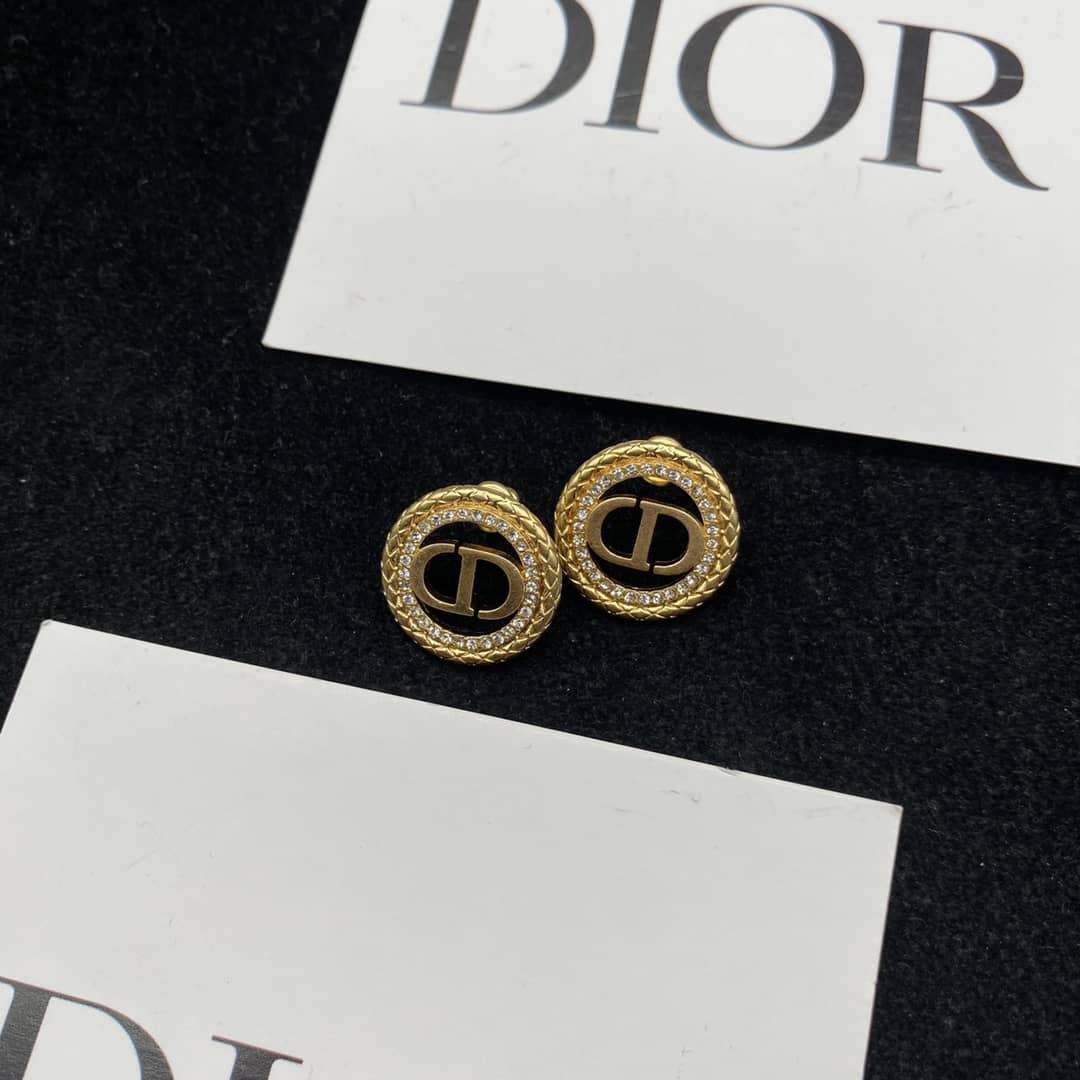 Wholesale Chr1st1an D10r Logo Earring