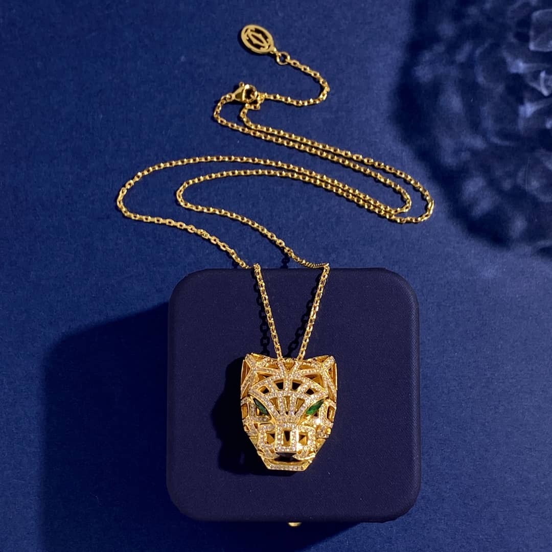 Fake Ca*t1er Logo Necklace