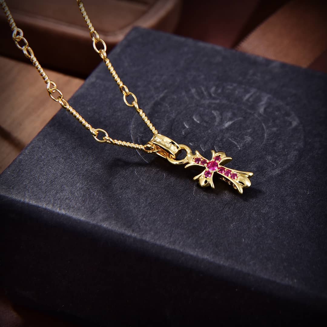 Ch*0me He**ts Necklace First Copy