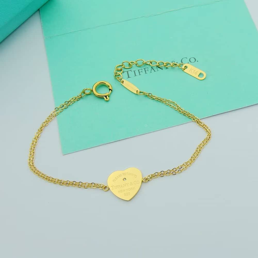 Knockoff T*f*ny Logo Bracelet