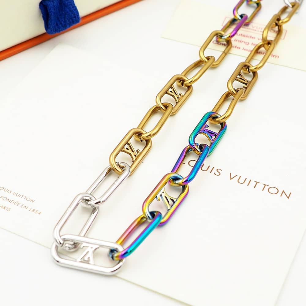 Wholesale L0vis Vvtt0n Logo Necklace