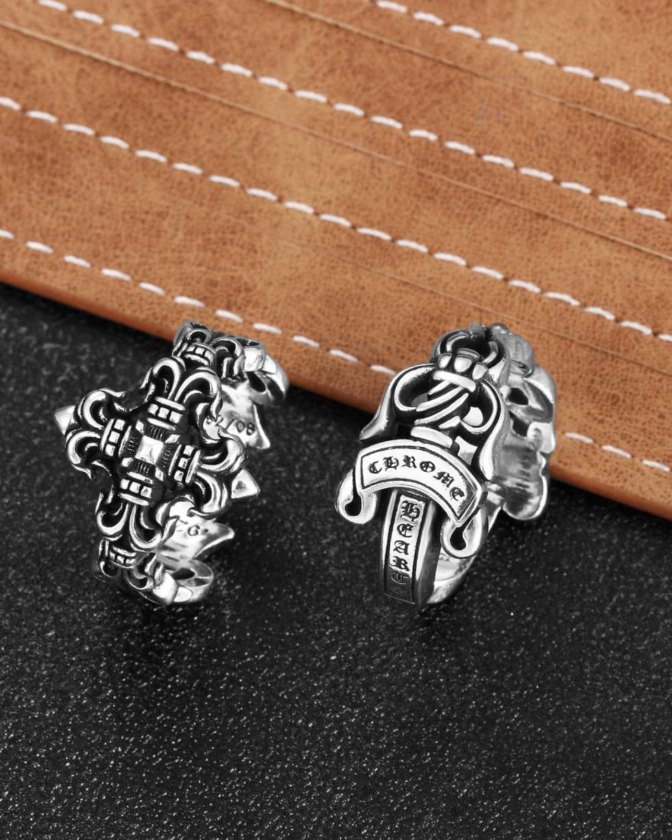 Wholesale Ch*0me He**ts Logo Ring