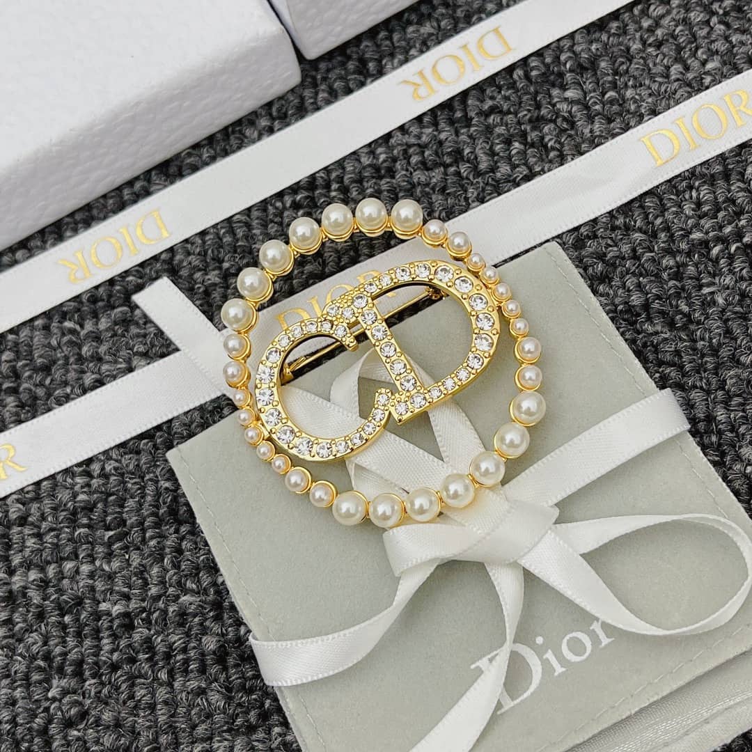 Designer Chr1st1an D10r Classic Brooch