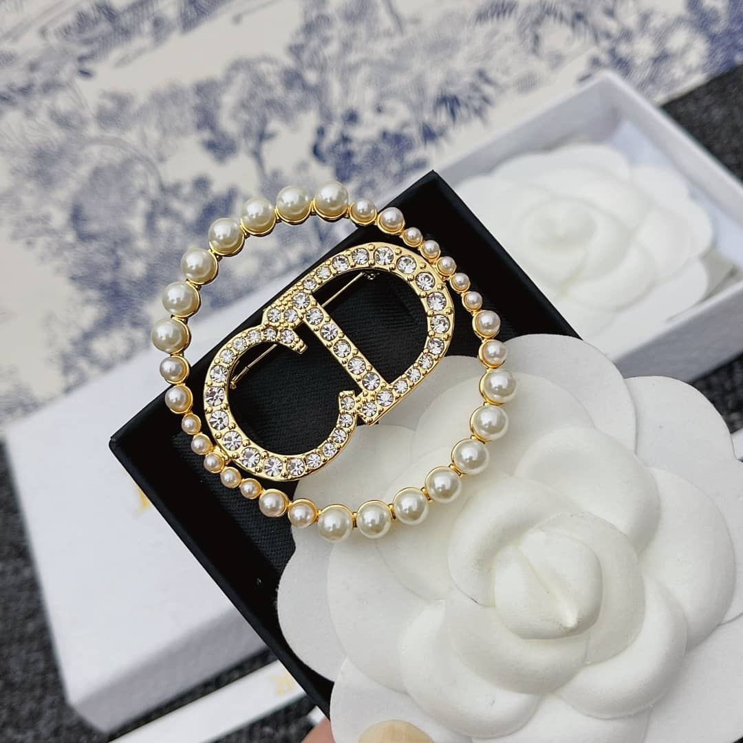 Designer Chr1st1an D10r Classic Brooch