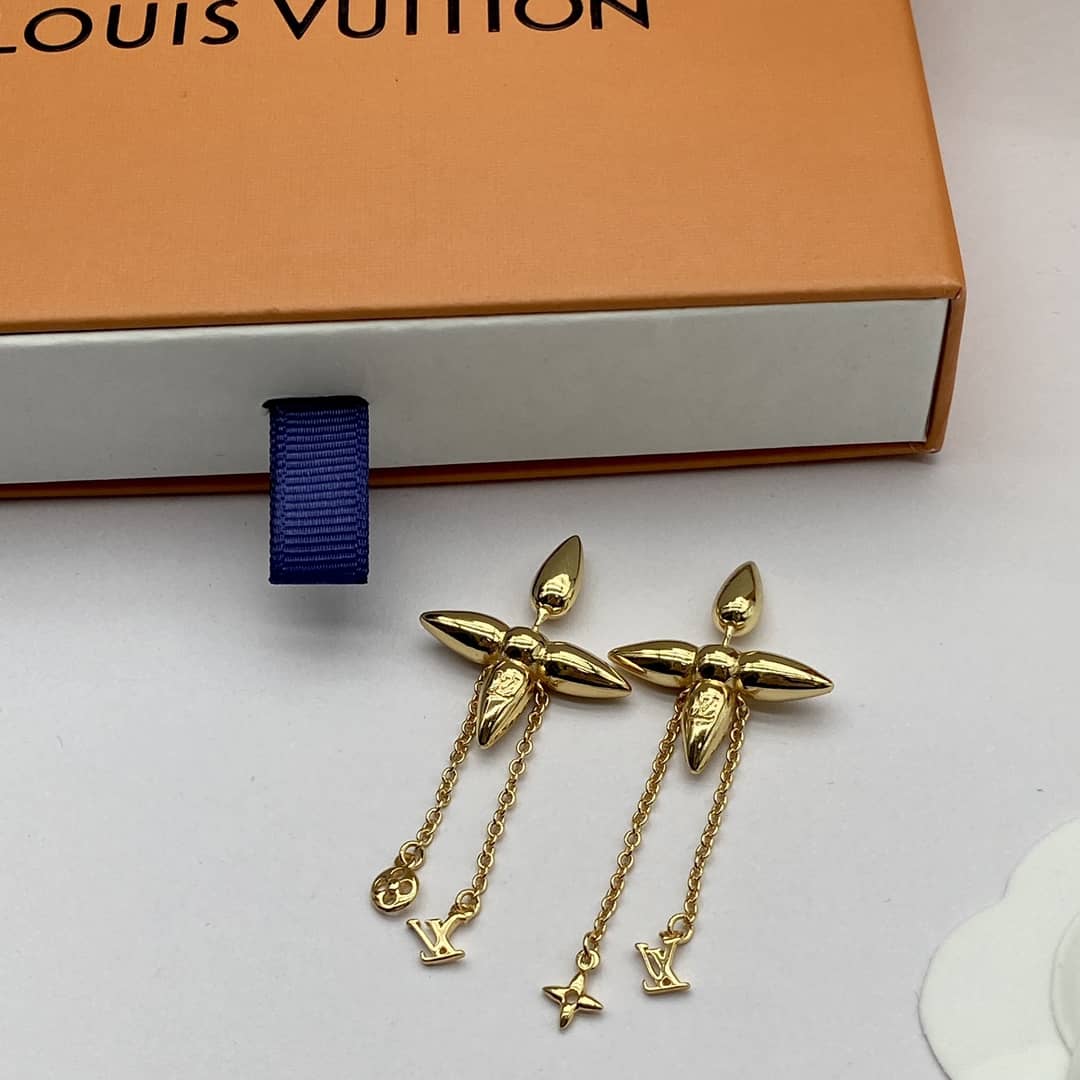 Fake L0vis Vvtt0n Logo Earring