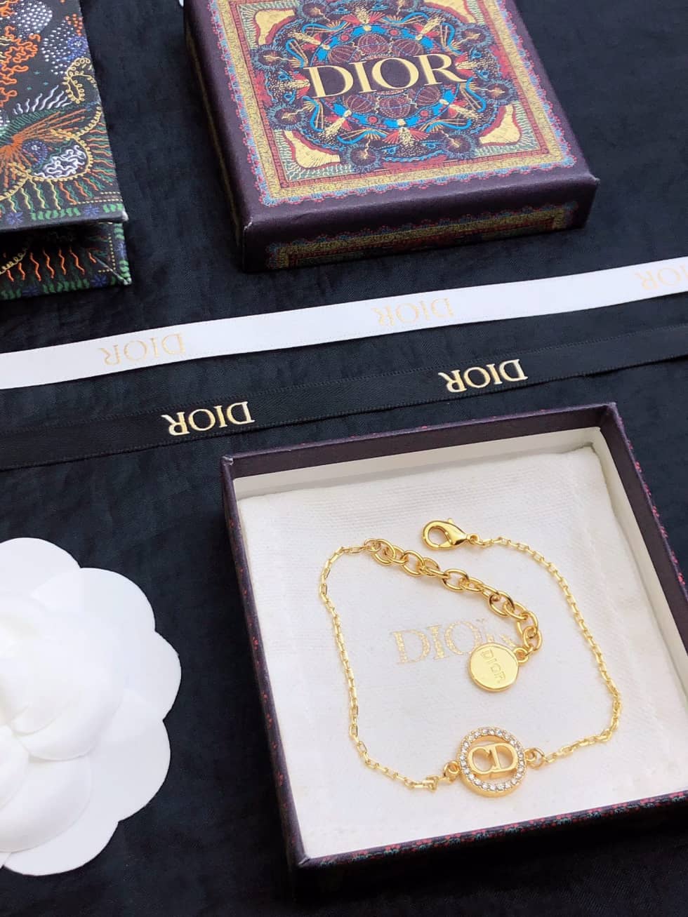 Knockoff Chr1st1an D10r Logo Bracelet